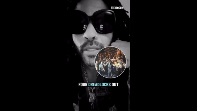 Fã arranca dreadlocks de Lenny Kravitz em show