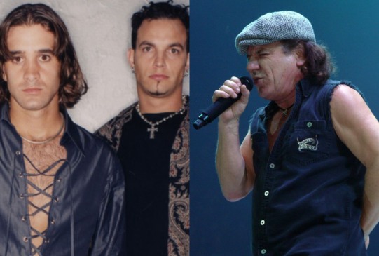 Creed (Mark Tremonti) e ACDC (Brian Johnson)