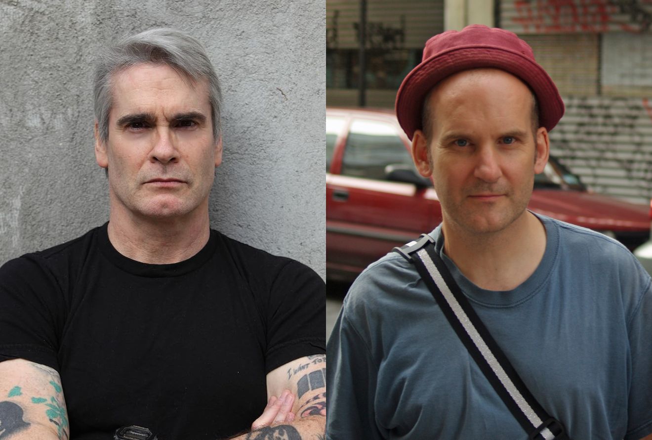 Henry Rollins (Black Flag) e Ian MacKaye (Fugazi, Minor Threat)