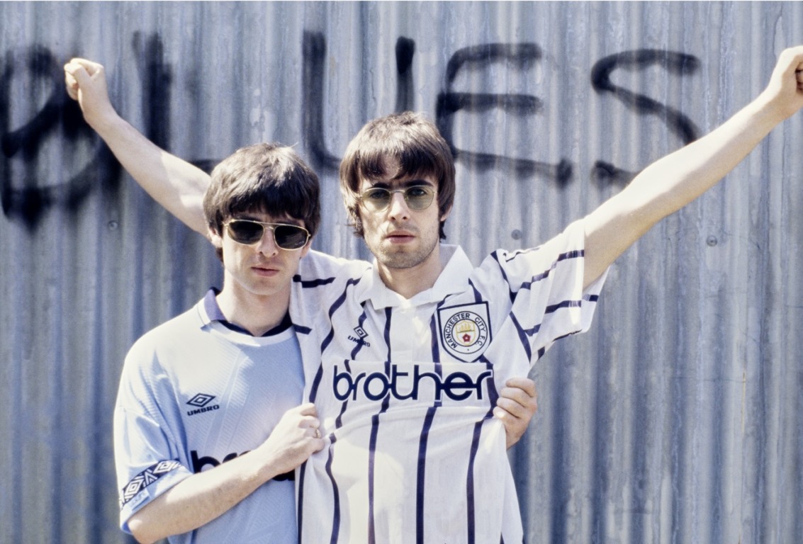 Oasis, Manchester City, foto por Kevin Cummins Oasis, Manchester City, foto por Kevin Cummins