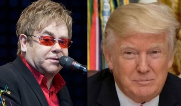 Elton John diz que Trump poderia ser “um dos melhores presidentes da história” se acabasse com a AIDS