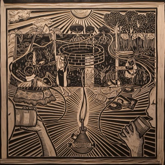 Capa de "EITA", novo disco de Lenine