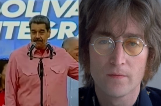 Nicolás Maduro pede trégua aos EUA cantando “Imagine”, de John Lennon