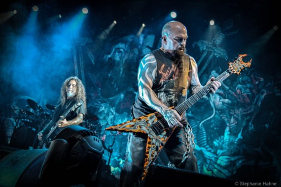 Slayer tocando no Brasil