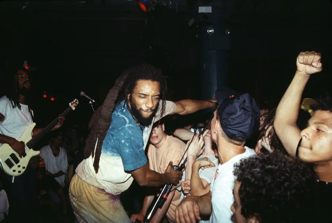 Bad Brains, H.R., Mosh pit Bad Brains, H.R., Mosh pit