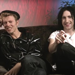 David Bowie e Trent Reznor, do Nine Inch Nails