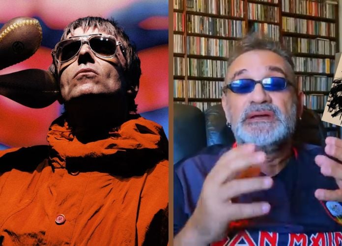 Liam Gallagher e Régis Tadeu