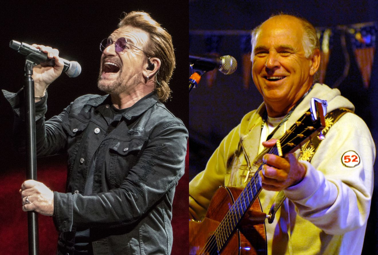 Bono (U2) e Jimmy Buffett