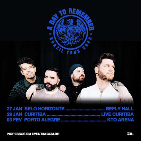 A DAY TO REMEMBER: ingressos para shows solo