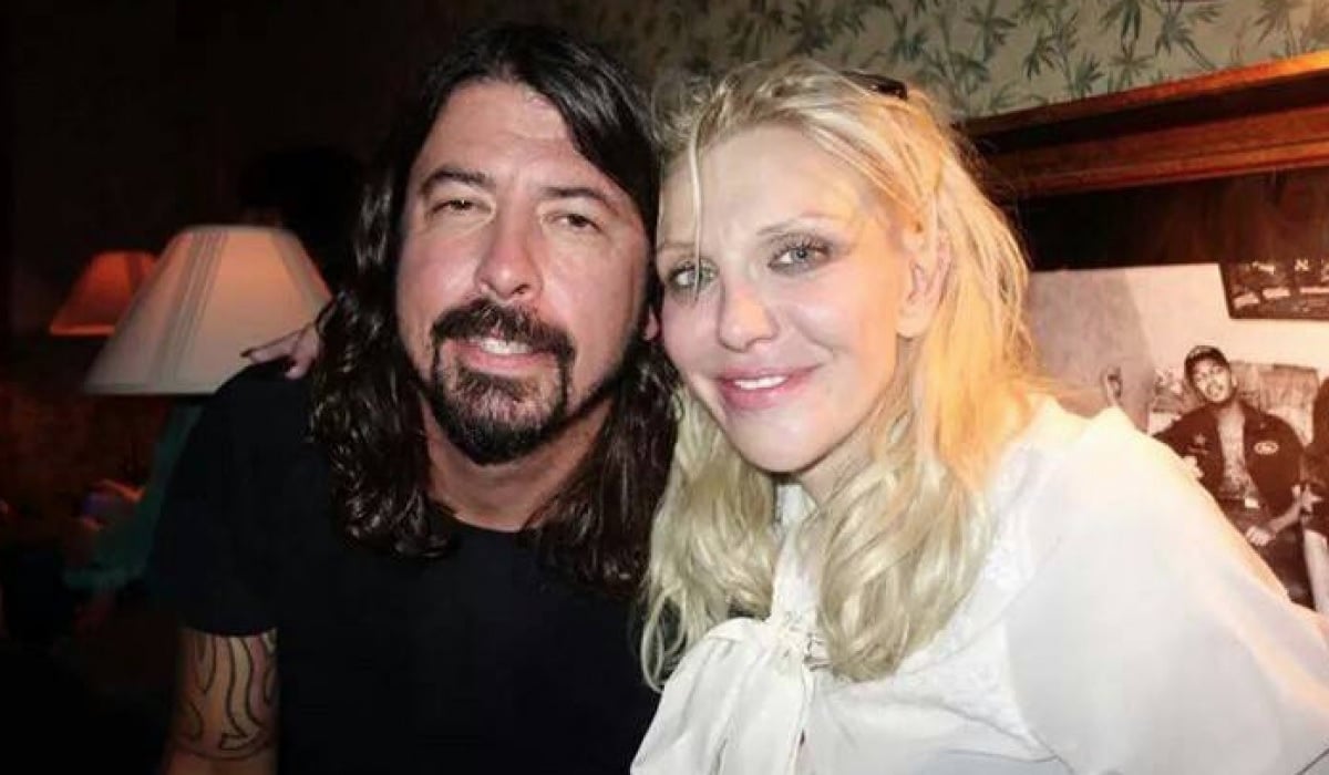 Dave Grohl e Courtney Love