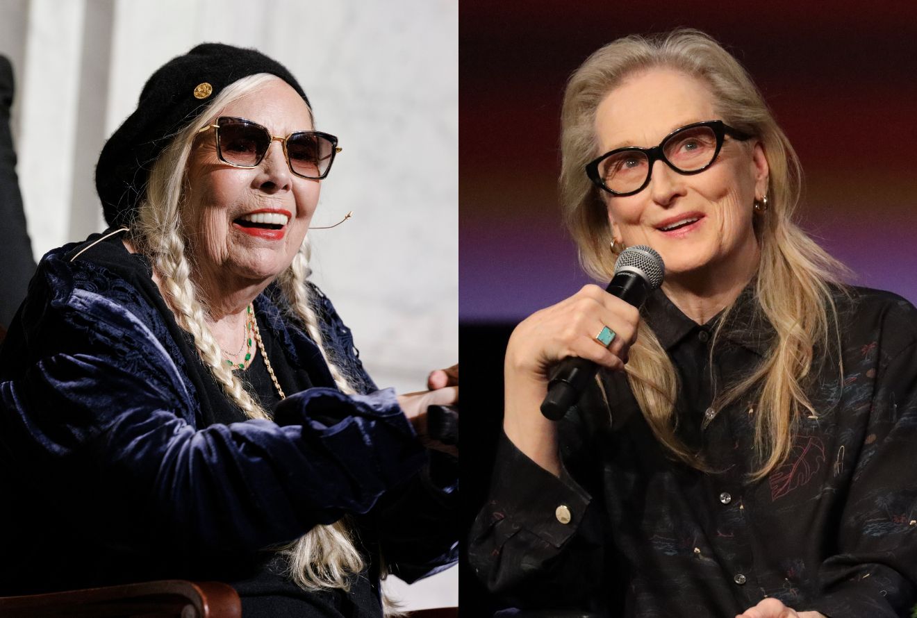 Joni Mitchell e Meryl Streep
