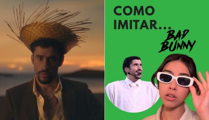 Cantora e influenciadora brasileira ensina como imitar Bad Bunny e viraliza