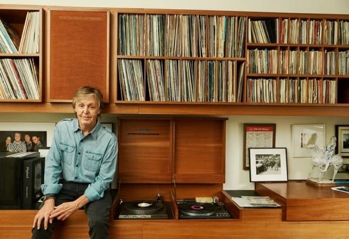 Paul McCartney e sua coleção de discos