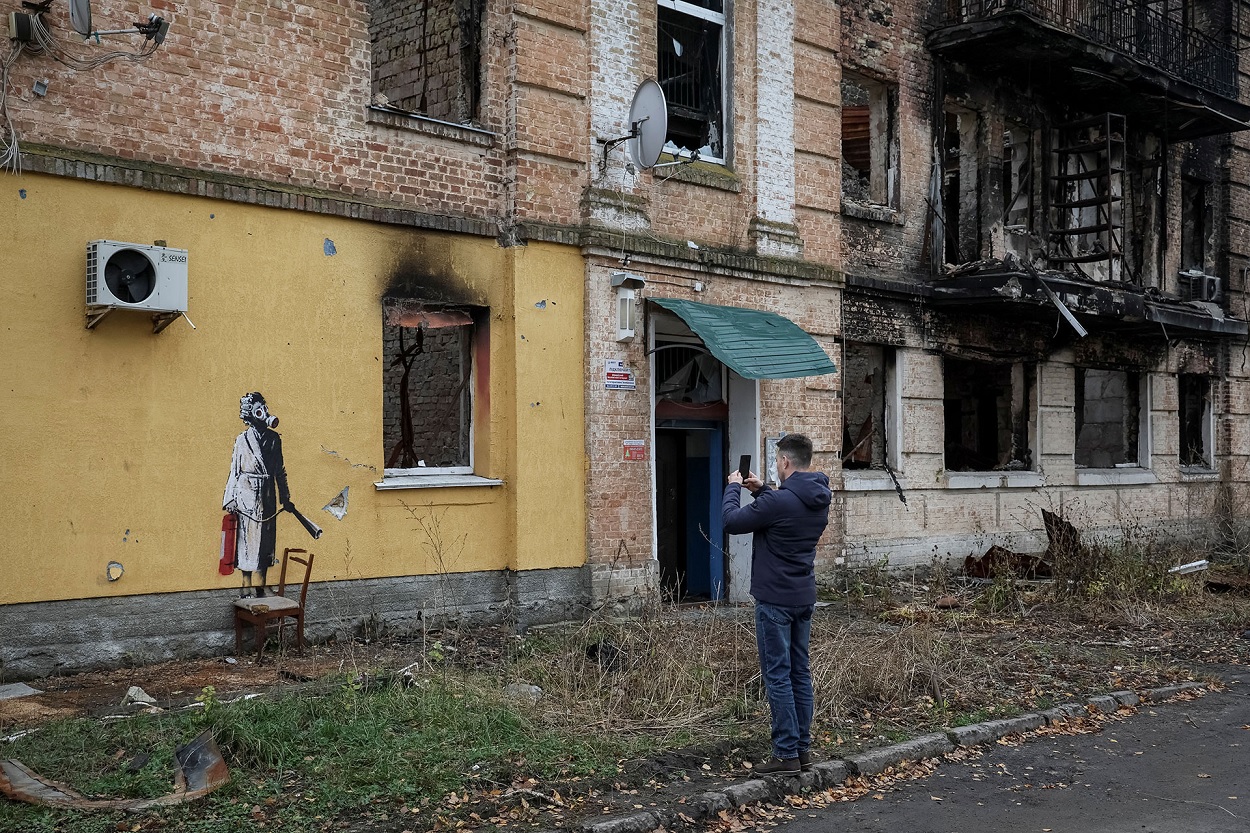 Banksy, Ucrânia, Reuters