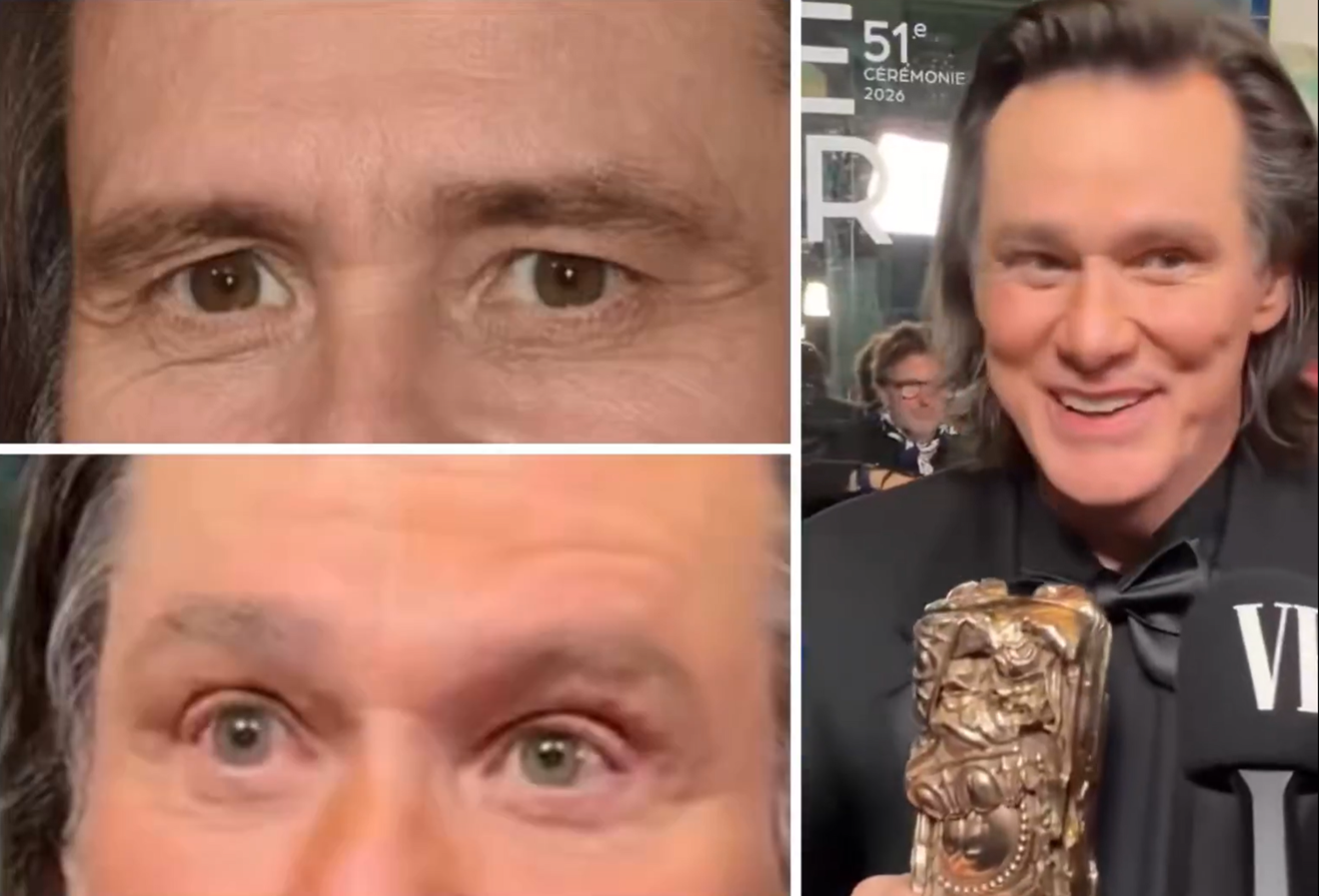 Internautas acreditam que Jim Carrey usou clone ao participar do César Awards