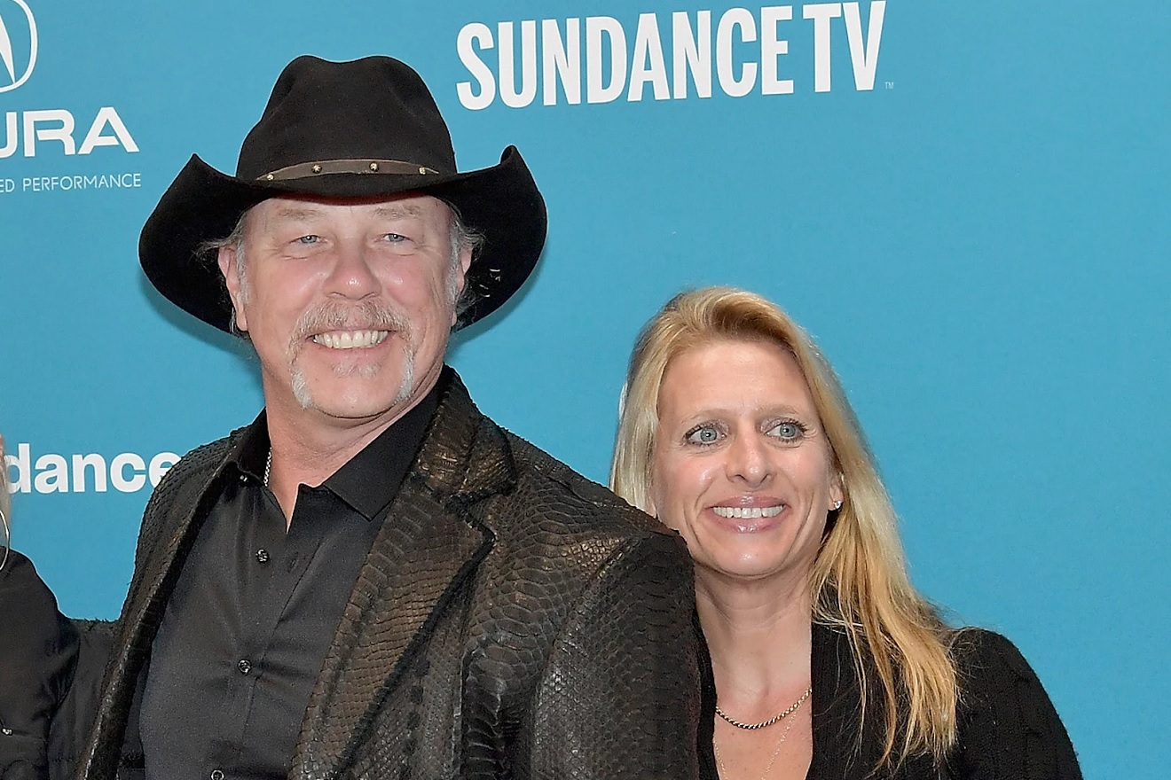 James Hetfield e Francesca, ex-mulher