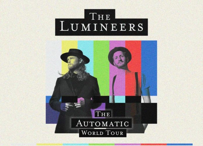 Imagem promocional da “The Automatic World Tour”, do The Lumineers