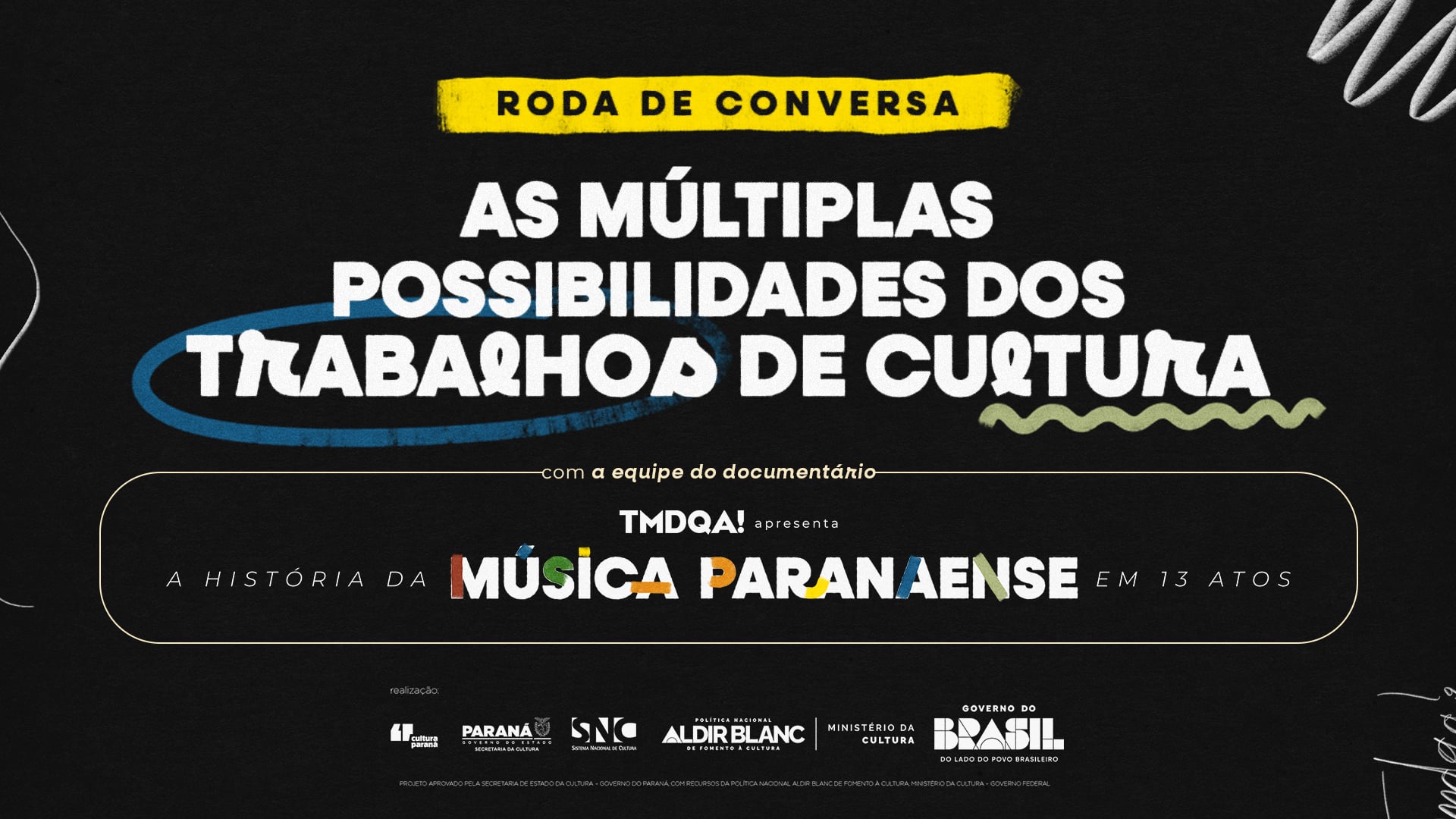 TMDQA! promove roda de conversa sobre as múltiplas possibilidades dos trabalhos de cultura
