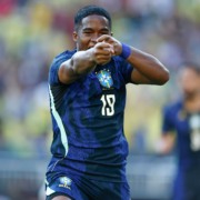 Endrick com a Seleção Brasileira