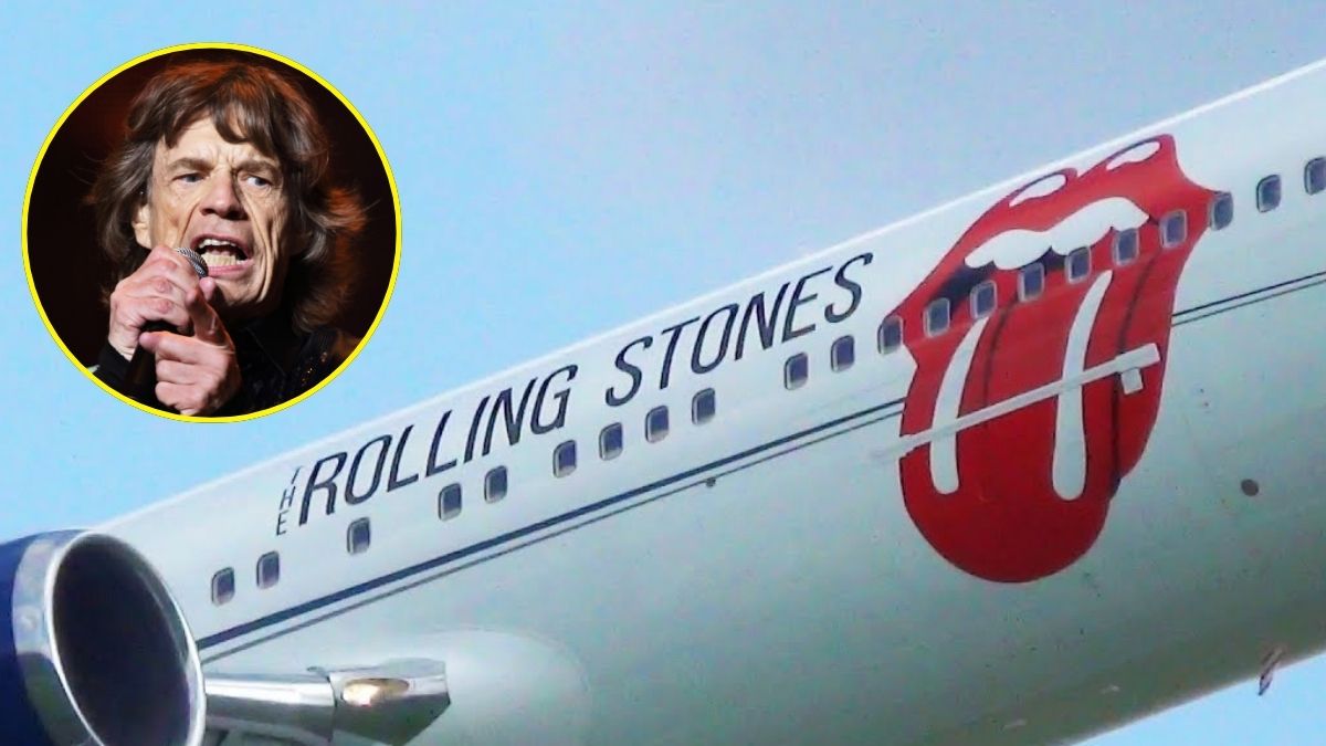 Mick Jagger usou avião da seleção com The Rolling Stones