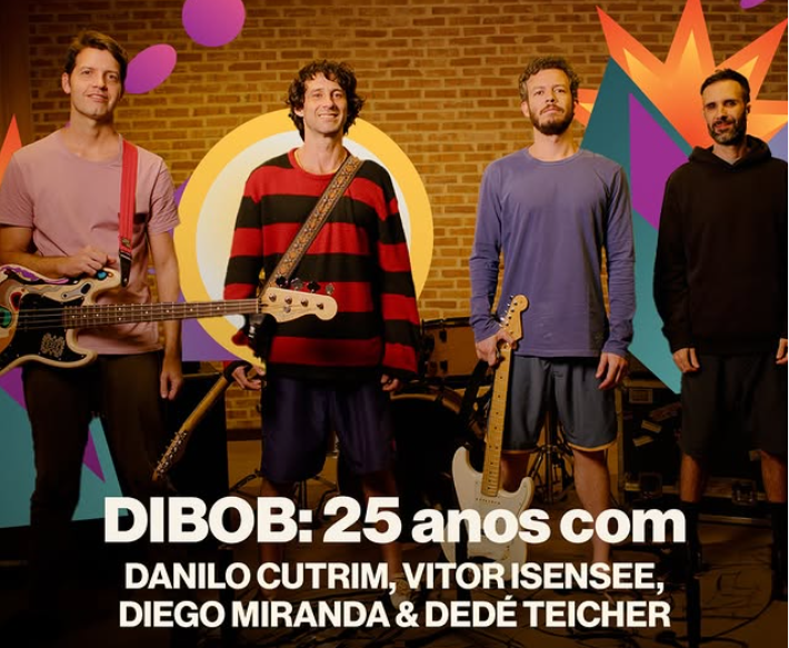 Dibob comemora 25 anos com show no Doce Maravilha ao lado de Scracho e Forfun
