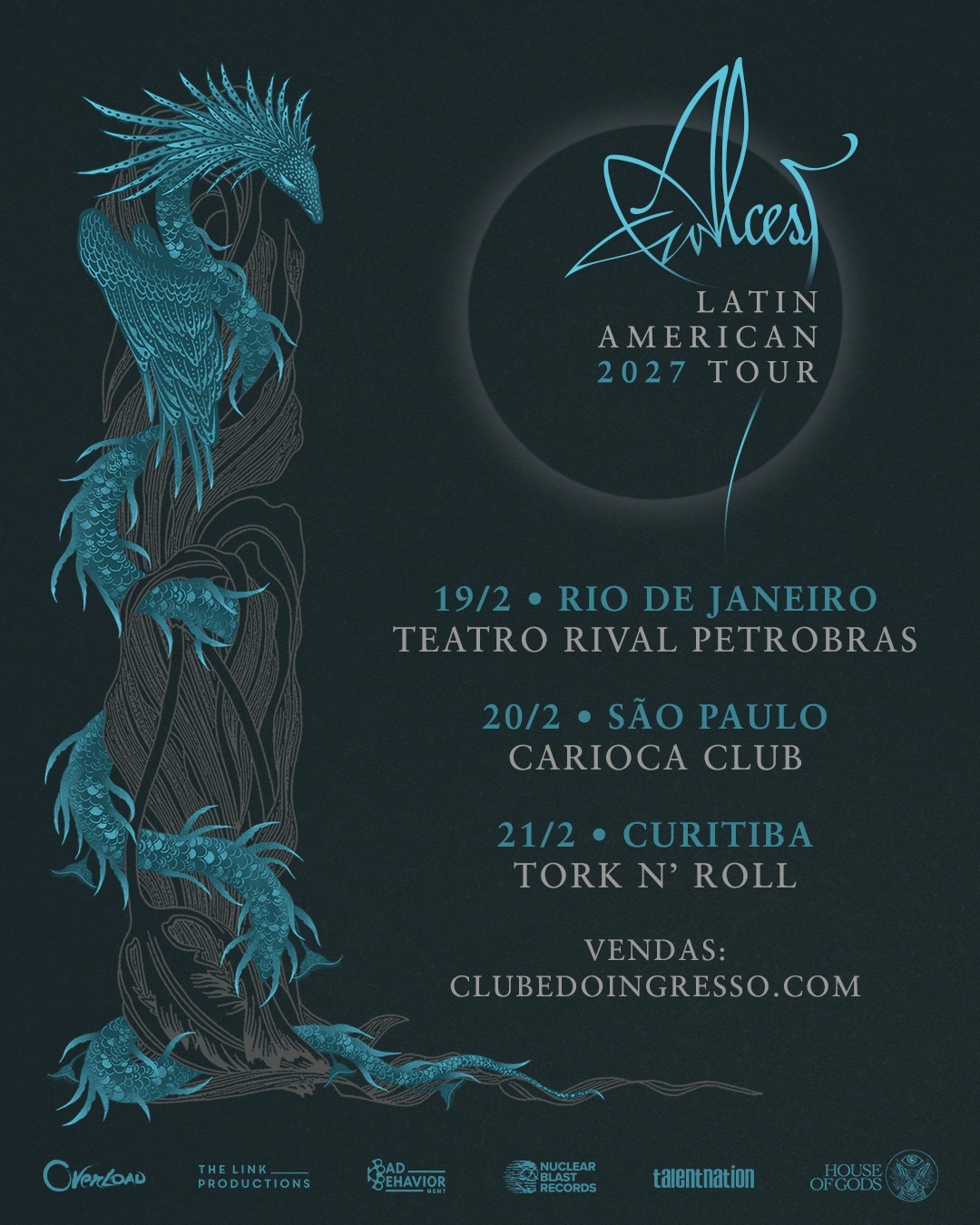 Alcest no Brasil em 2027