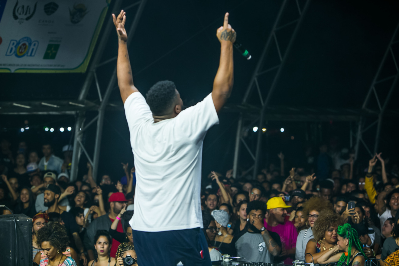 Baco Exu do Blues no festival Favela Sounds