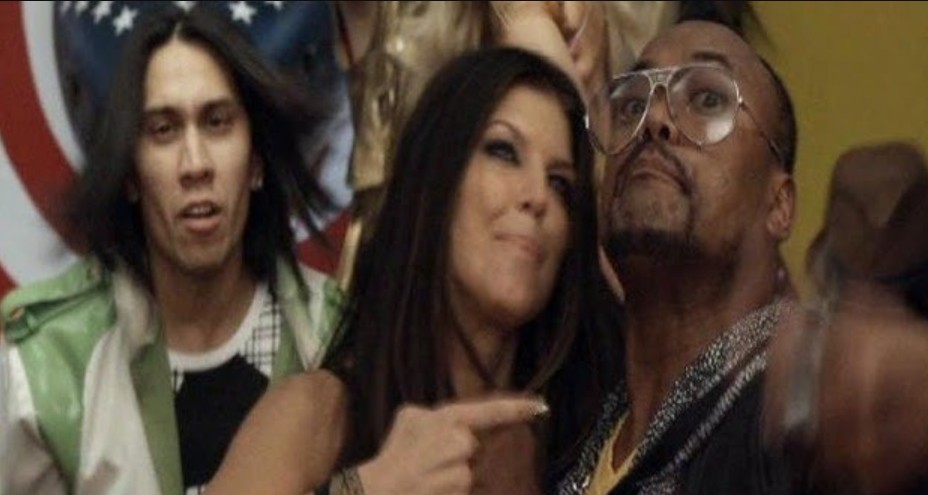 Black Eyed Peas no clipe de