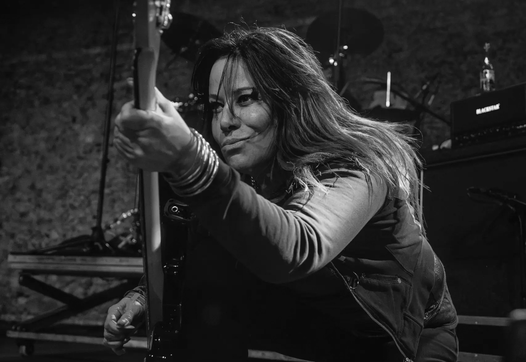 Jennifer Finch com o L7 no Brasil
