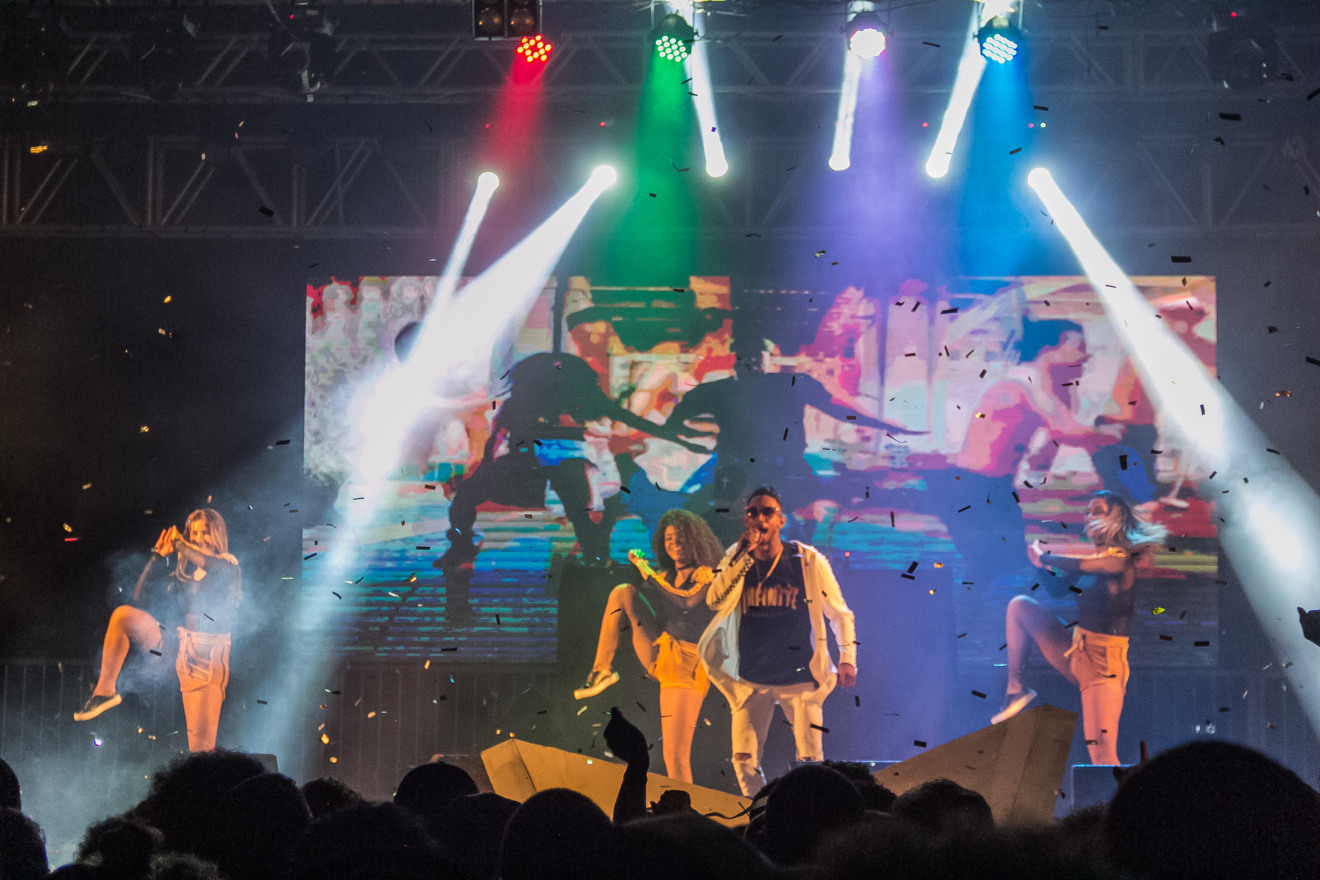 MC Tocha no festival Favela Sounds