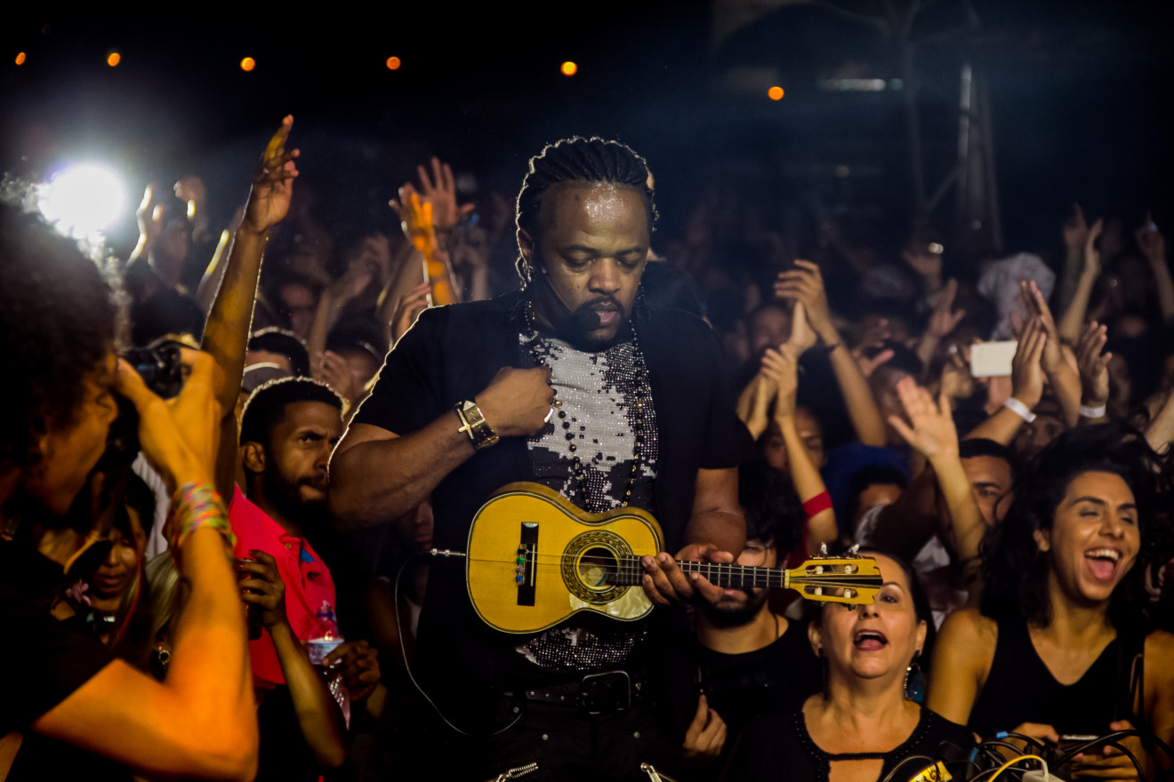 Xande de Pilares no festival Favela Sounds