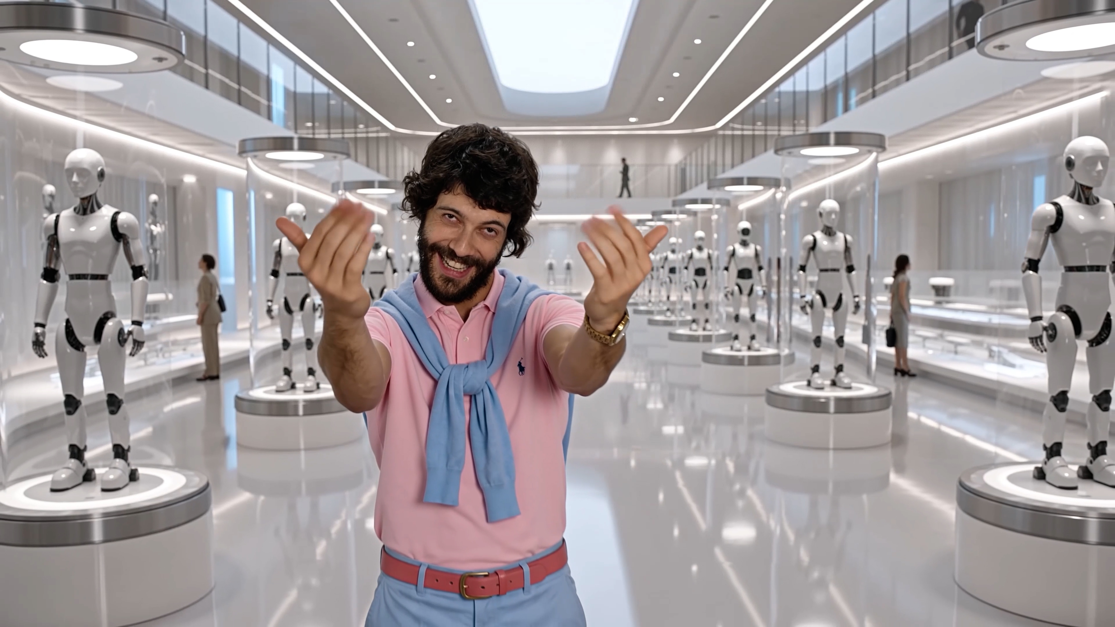 Diogo Defante no Clipe de Humanóide