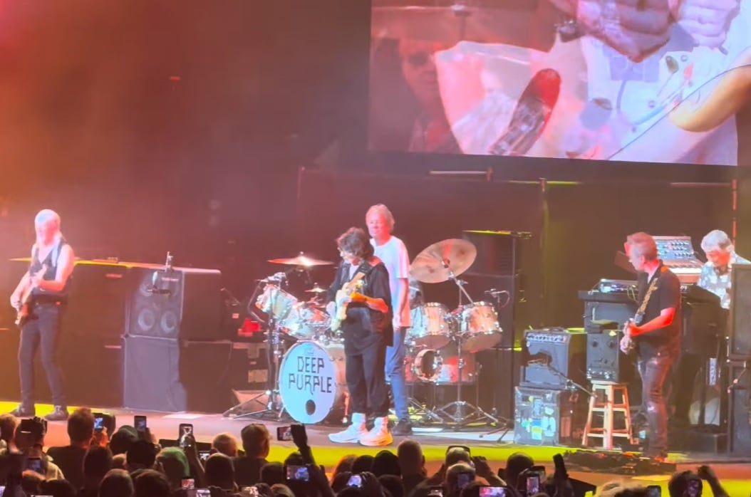 Ritchie Blackmore se apresenta com o Deep Purple pela primeira vez em 33 anos