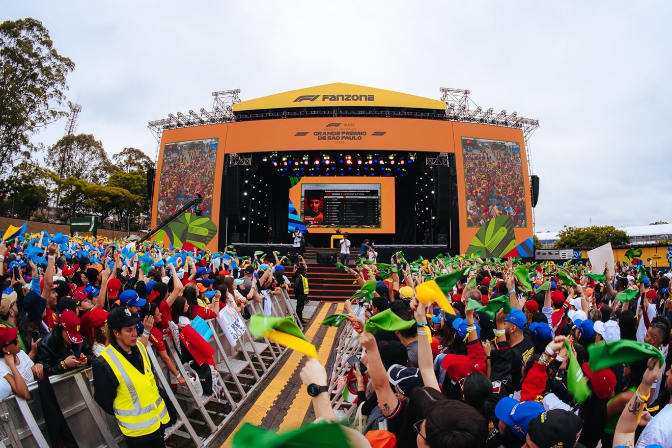 F1 Fanzone abre venda de ingressos com shows de João Gomes e Paralamas do Sucesso