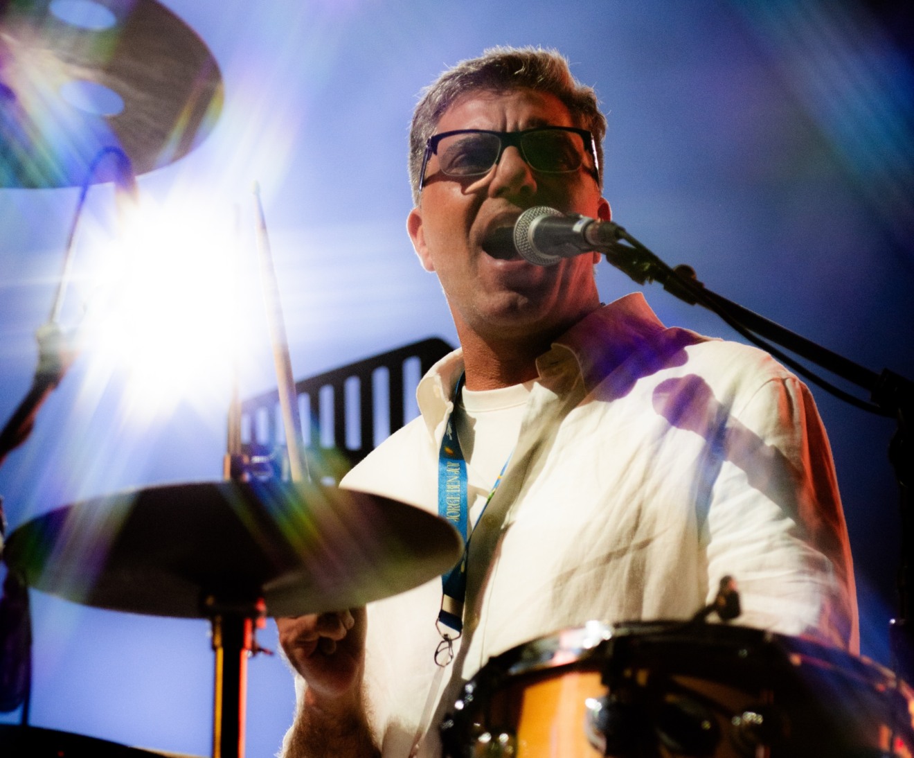 Lucas Real, baterista da Banda do Zé Pretinho, de Jorge Ben Jor