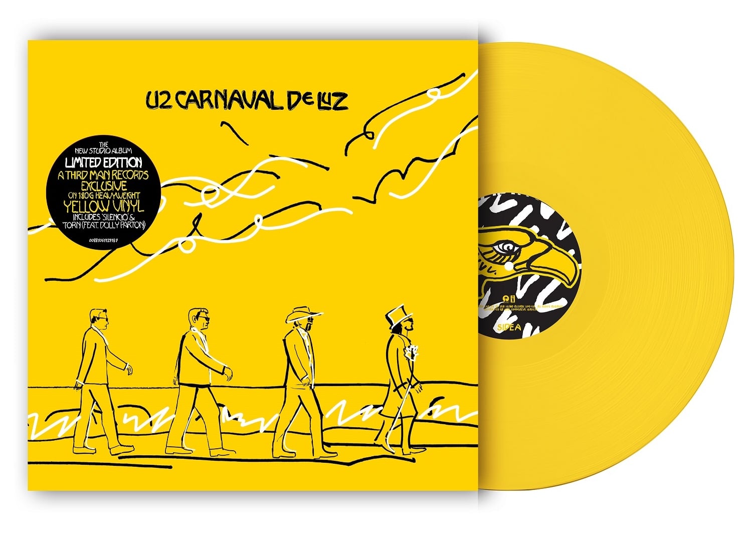 U2 anuncia vinil amarelo de 